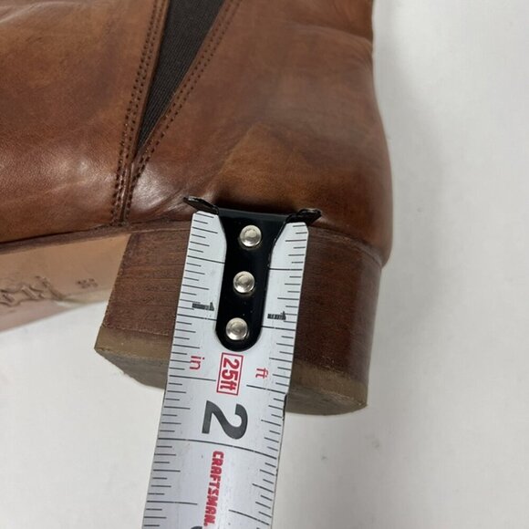 Sabani Florence Made in Italy Leather Ankle Boots Sz 36 US 6 Cognac Preppy - Picture 9 of 9